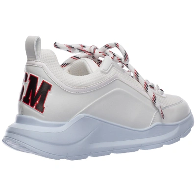 Shop Msgm Z Running Trainer Sneakers In White