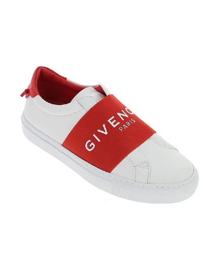 Shop Givenchy Webbing Sneakers In Red