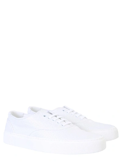Shop Saint Laurent Venice Sneakers In White