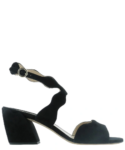 Shop Chloé Strap Sandals In Black