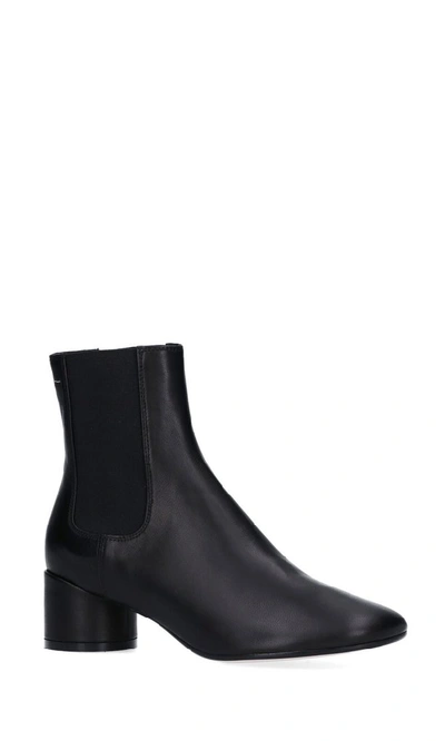 Shop Mm6 Maison Margiela Chelsea Boots In Black