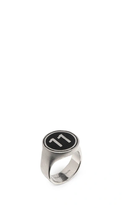 Shop Maison Margiela 11 Ring In Silver