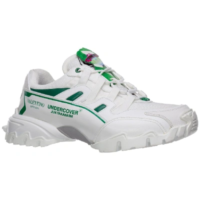 Shop Valentino X Undercover Climber Logo Sneakers In White