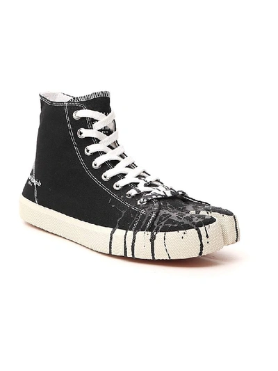 Shop Maison Margiela Tabi High In Black