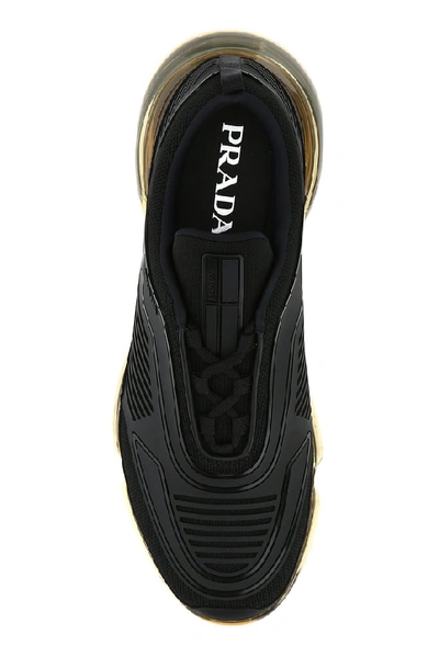 Shop Prada Cloudbust Air Sneakers In Black