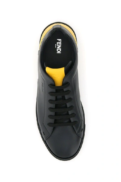 Shop Fendi Corner Bugs Low In Black