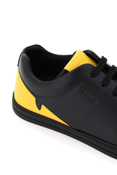 Shop Fendi Corner Bugs Low In Black