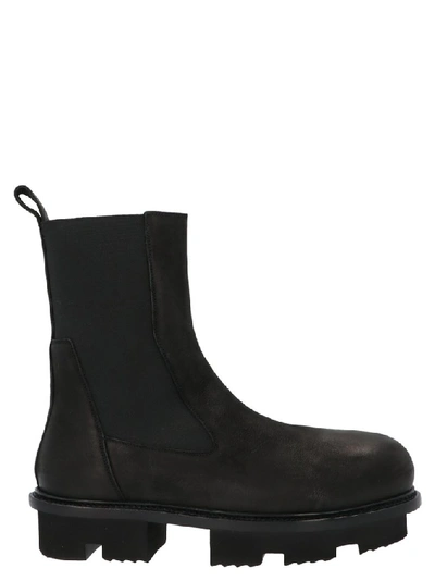 Shop Rick Owens Bozo Megatooth Boots In Black