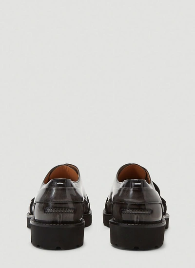 Shop Maison Margiela Fusion Lace Up Oxford Shoes In Black