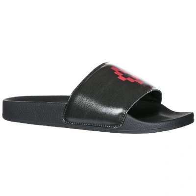 Shop Marcelo Burlon County Of Milan Ombre Slides In Multi