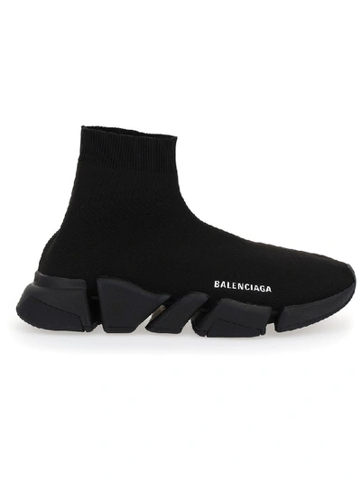 Shop Balenciaga Speed Sneakers In Black