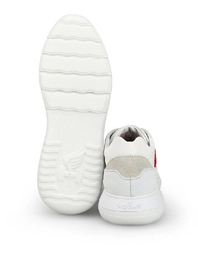 Shop Hogan Interactive Sneakers In White