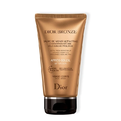 Shop Dior Bronze After-sun Care Ultra Fresh Monoï Balm 150ml In N/a