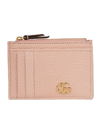 Shop Gucci Leather Marmont Card Holder
