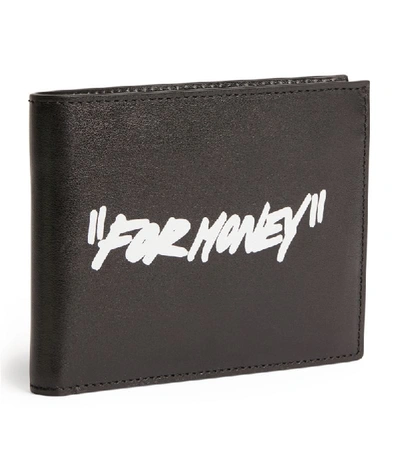 Shop Off-white Leather Quote Bifold Wallet