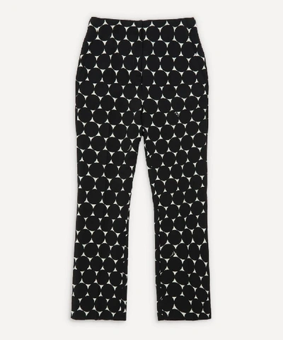 Shop Erdem Pansy Print Cigarette Trousers