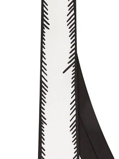 Shop Fendi Krawatte Mit Trompe-l'oeil-effekt In White
