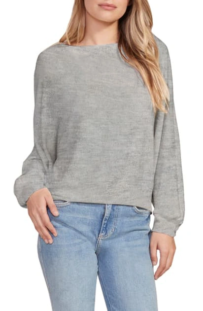 Shop Cupcakes And Cashmere Nirvana Sweater In Light Heather Grey