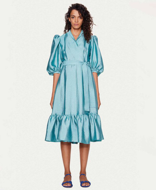 stine goya wrap dress