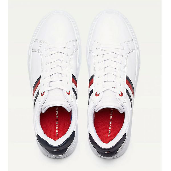 tommy hilfiger essential leather cupsole sneakers