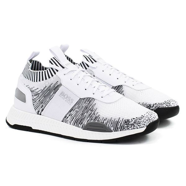 hugo boss titanium runn white