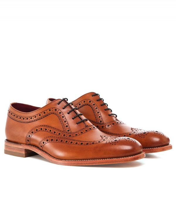 loake fearnley tan brogues