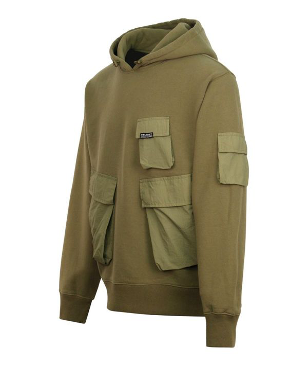 cargo fleece hoodie