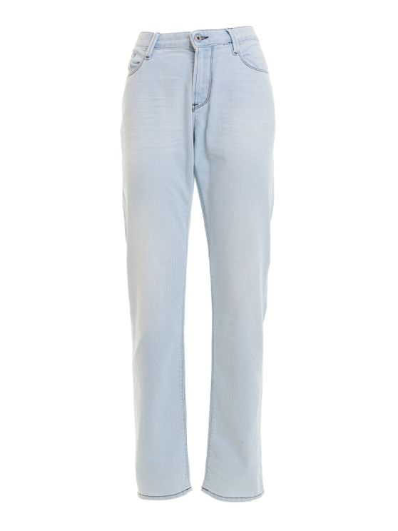 light blue armani jeans