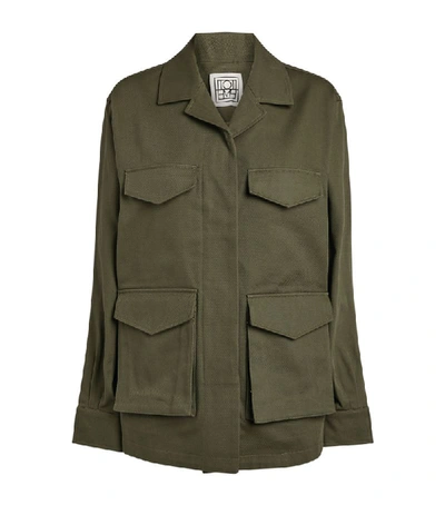 Shop Totême Avignon Utility Jacket