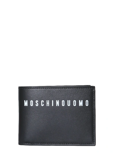 Shop Moschino Bifold Wallet In Nero