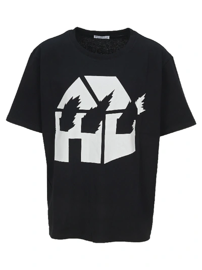 Shop Jw Anderson Burning House T-shirt In Black