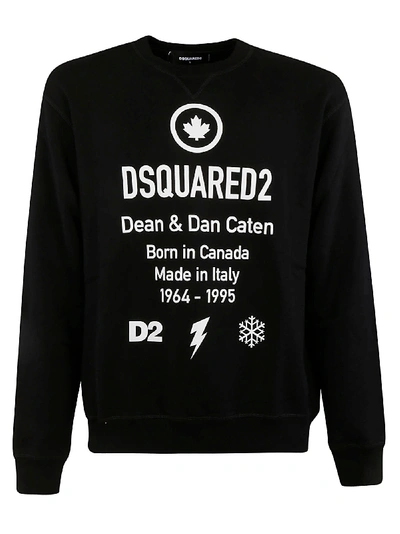 Shop Dsquared2 Dean & Dan Caten Sweatshirt In Black