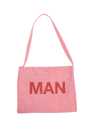 Shop Junya Watanabe Red Man Bag In Rosso/bianco