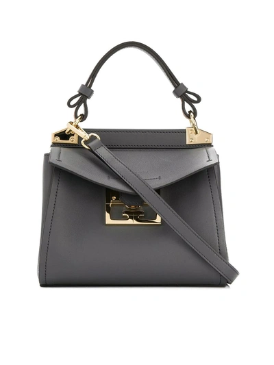 Shop Givenchy Mistyc Mini Bag In Storm Grey