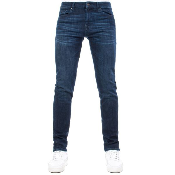 Hugo Boss Boss Slim Fit Delaware Jeans In Navy 417 Cc Colour: Navy 417 ...