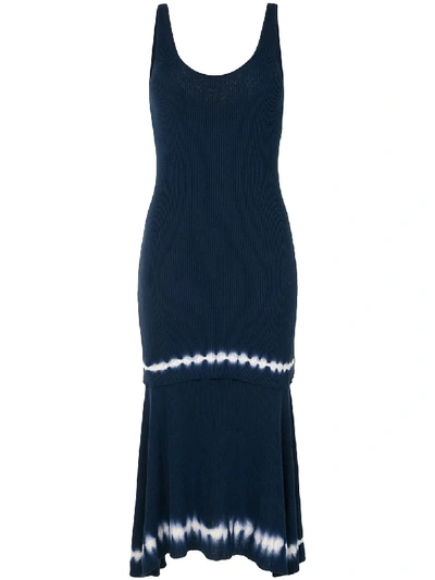 Shop Altuzarra Shinobu Knit Dress In Blue