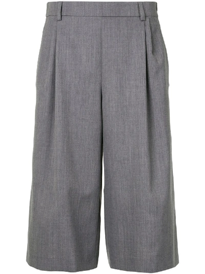 Shop Walk Of Shame High-waisted Knee Length Shorts In Grey