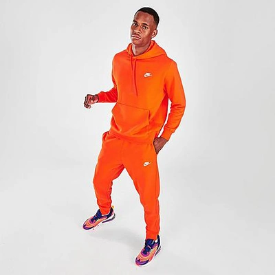 Shop Nike Sportswear Club Fleece Jogger Pants In Orange
