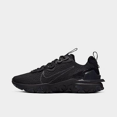 Shop Nike Men's React Vision Running Shoes In Black/black/anthracite/anthracite