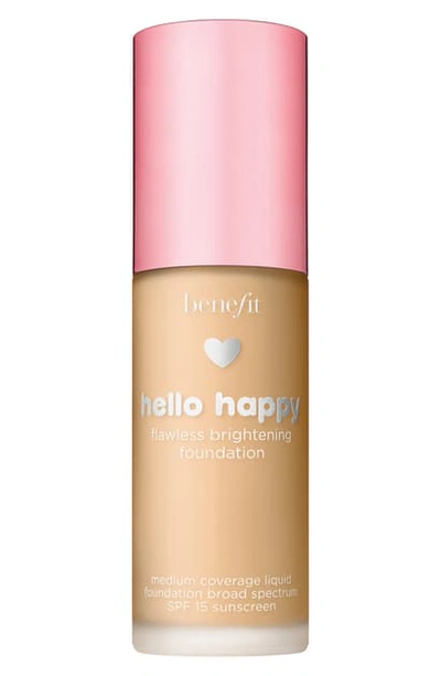 Shop Benefit Cosmetics Benefit Hello Happy Flawless Brightening Foundation Spf 15, 0.33 oz In Shade 3- Light Neutral Warm