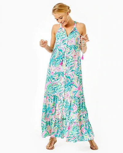 Shop Lilly Pulitzer Luliana Swing Maxi Dress In Multi One In A Melon