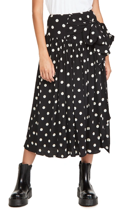 Shop The Marc Jacobs The 80's Skirt In Black/ivory