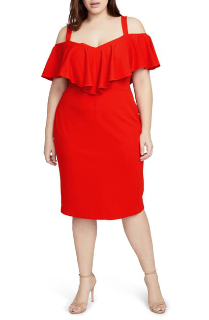 rachel roy cold shoulder dress