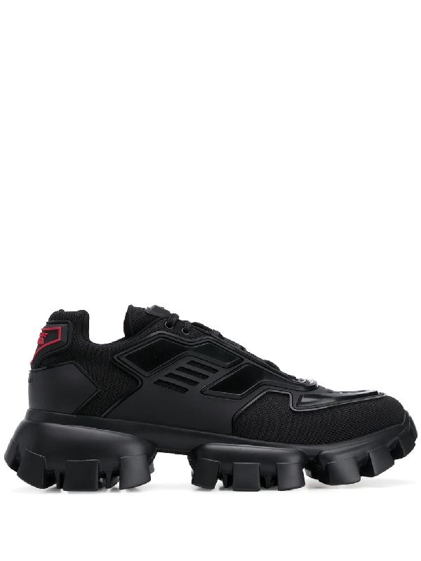 Prada Black Cloudbust Thunder Sneakers In F0002nero | ModeSens