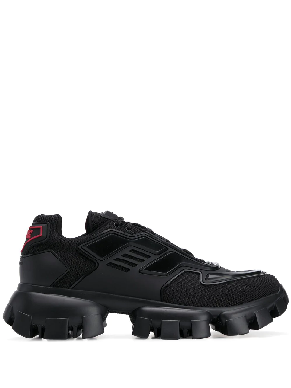 prada cloudbust thunder black and red