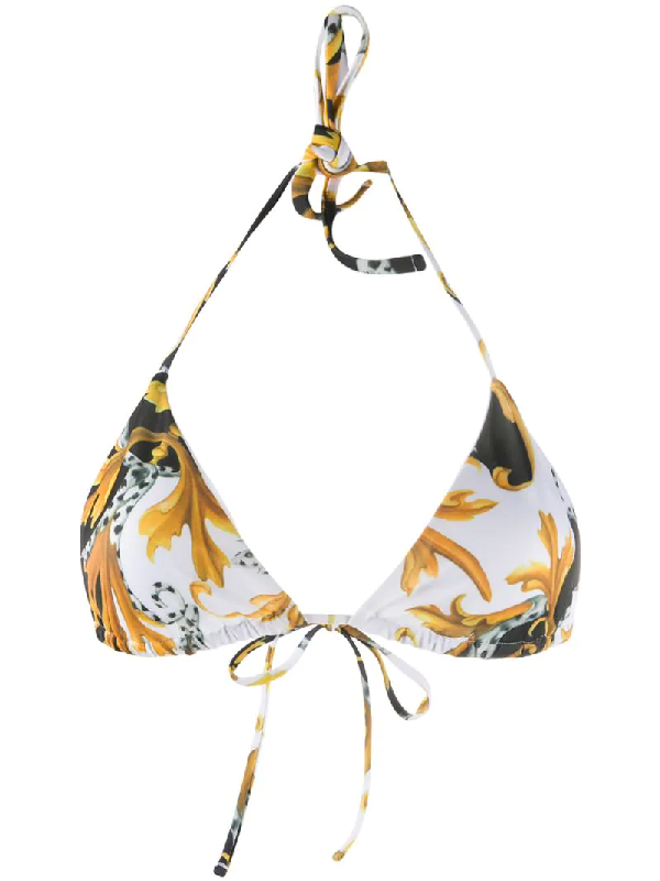 versace print bikini