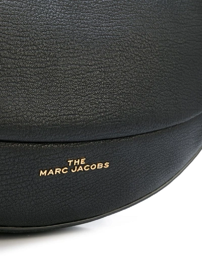 Shop Marc Jacobs The Mini Eclipse Leather Clutch In Black