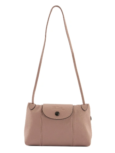 Longchamp Le Pliage Cuir Crossbody Bag - Pink Crossbody Bags