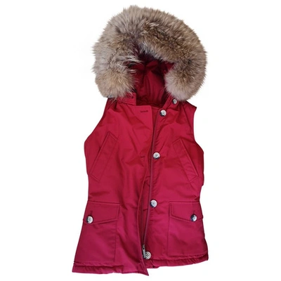 Pre-owned Woolrich Red Coat