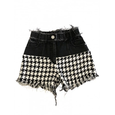 Pre-owned Balmain Multicolour Tweed Shorts